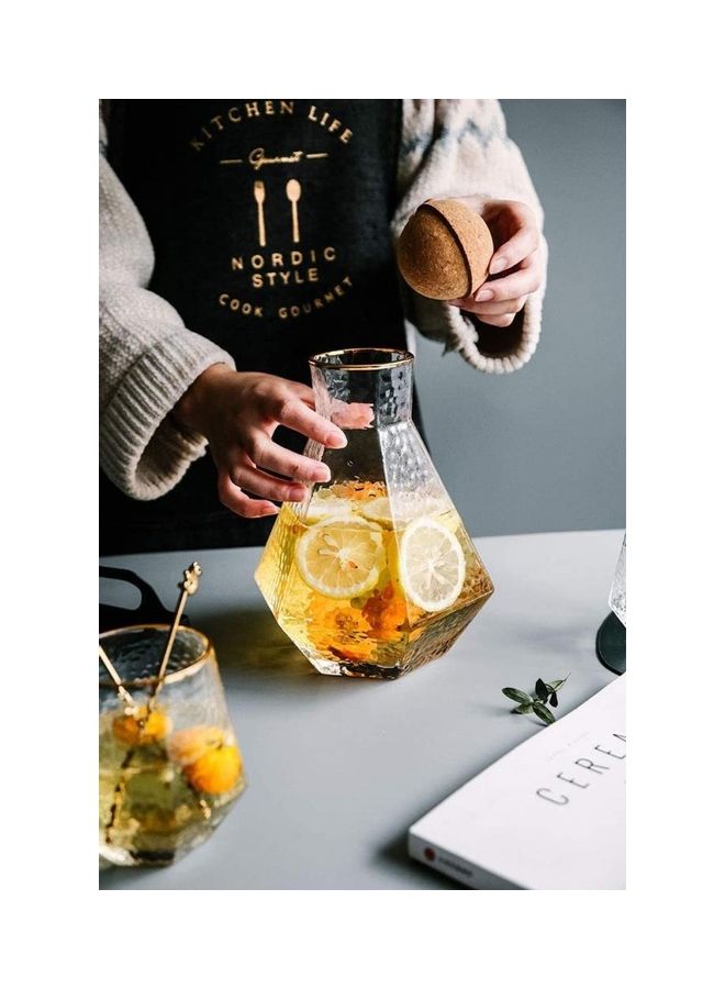 NIBEMINENT Water Jug With 2 Cups Clear - Image 5