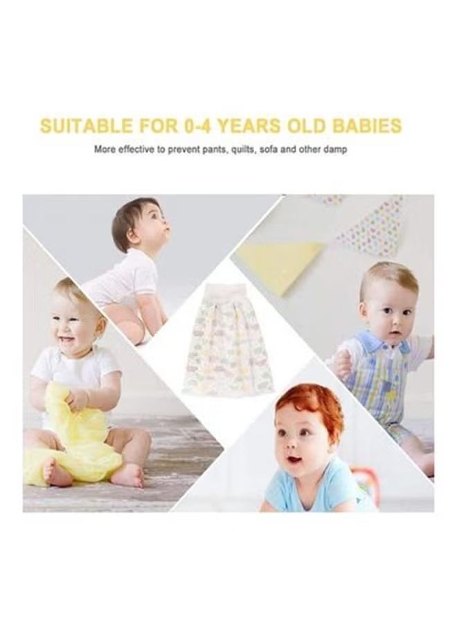 Generic Waterproof Diaper Skirt for Potty Training Baby Comfy Cloth Diaper Short for Boys and Girls Night Time  - Image 5