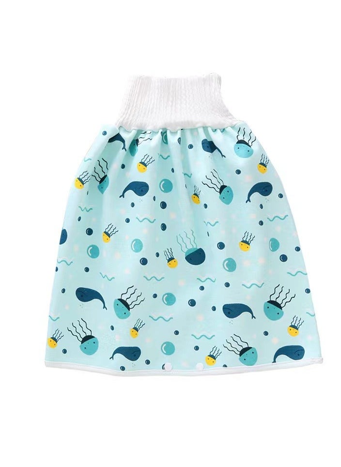 Generic Waterproof Diaper Skirt for Potty Training Baby Comfy Cloth Diaper Short for Boys and Girls Night Time  - Image 1