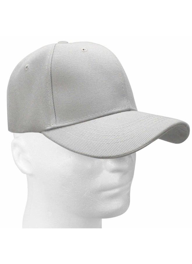 Falari Baseball Cap Adjustable Size for Running Workouts and Outdoor Activities All Seasons (1pc Light Grey)  - Image 5