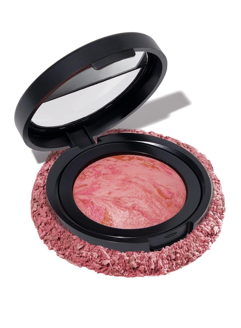 LAURA GELLER NEW YORK Baked Blush n Brighten Marbleized Blush Pink Buttercream Creamy Lightweight Natural Finish - Image 1