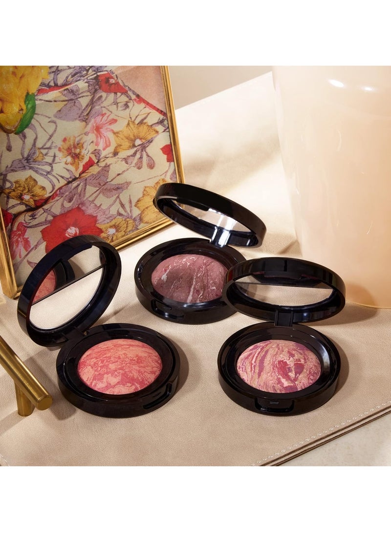LAURA GELLER NEW YORK Baked Blush n Brighten Marbleized Blush Pink Buttercream Creamy Lightweight Natural Finish - Image 2