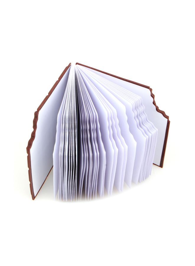 NIBEMINENT Chocolate Note Book Brown/White - Image 4