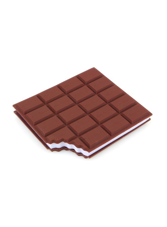 NIBEMINENT Chocolate Note Book Brown/White - Image 3