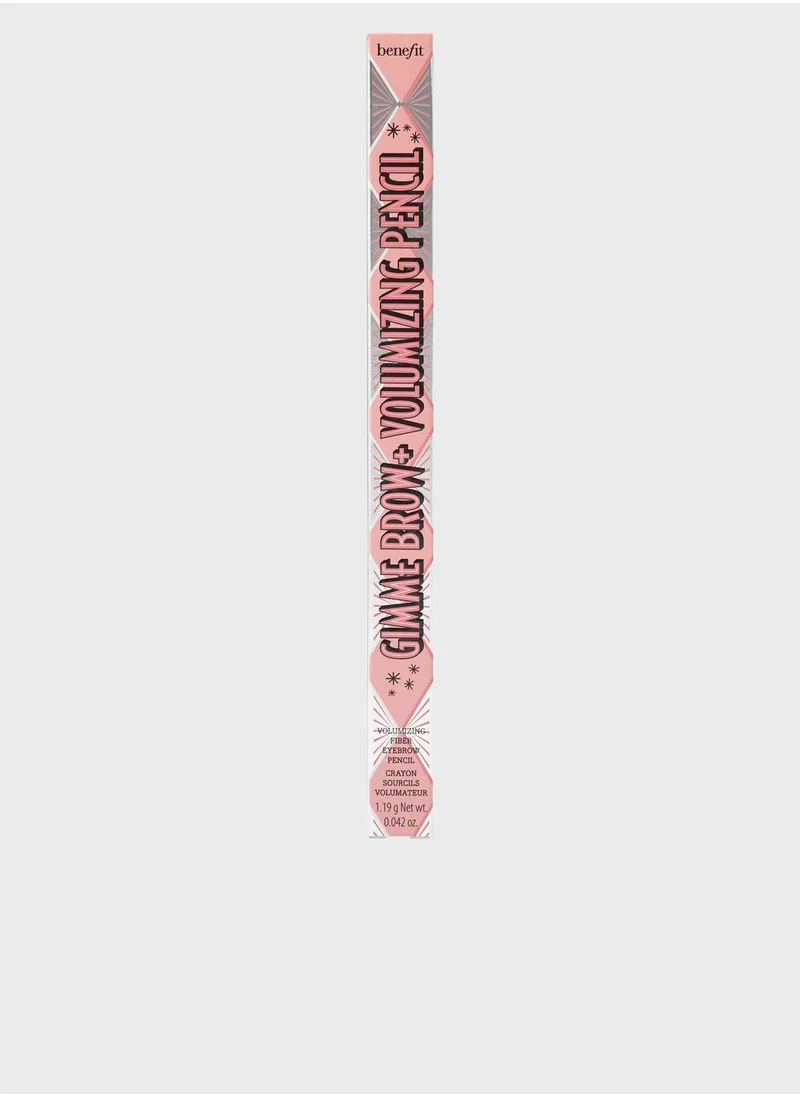 Benefit Cosmetics Gimme Brow + Volumizing Pencil - Volumizing Brow Pencil - 4.5 Neutral Deep Brown