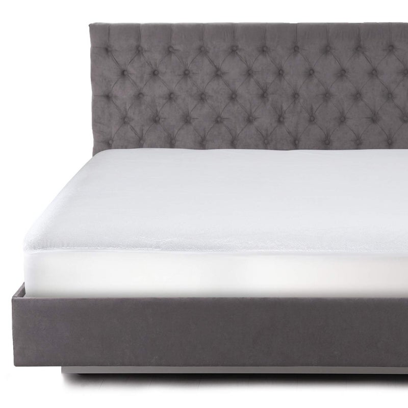 Clara Clark Mattress Protector, Premium Cotton Terry Mattress-Cover - Waterproof, Soft, Breathable and Noiseless Cover Twin Mattress Protector - Image 2