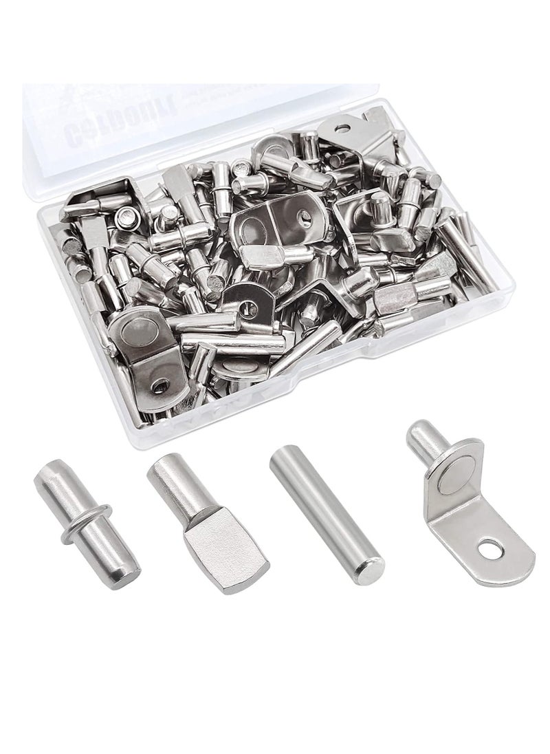 Generic - Shelf Pins Kit, Cabinet Shelf Bracket Pegs Shelf Pins Holders for Kitchen Furniture & Closet (104PCS) - Image 1