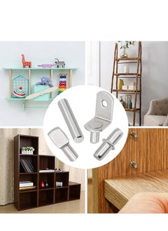 Generic Shelf Pins Kit, Cabinet Shelf Bracket Pegs Shelf Pins Holders for Kitchen Furniture & Closet (104PCS)  - Image 4
