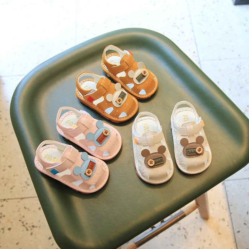 A Generation Of Baby Korean Sandals 2023 Summer Girls Shoes 0-2 Years Old Children Baby Called Toddler Shoes 1 - Image 2