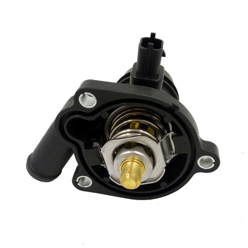 Engine Thermostat Assembly: Black Premium Plastic Construction - Regulate Engine Temperature & Prevent Overheating for Automotive Engine Cooling Systems - Image 3