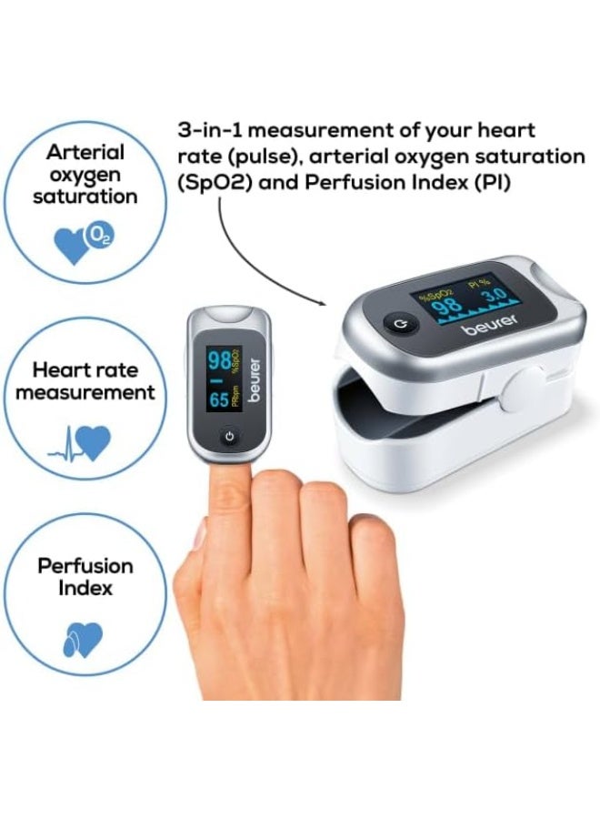 Beurer Po40 Blood Oxygen And Heart Rate Monitor - Image 3