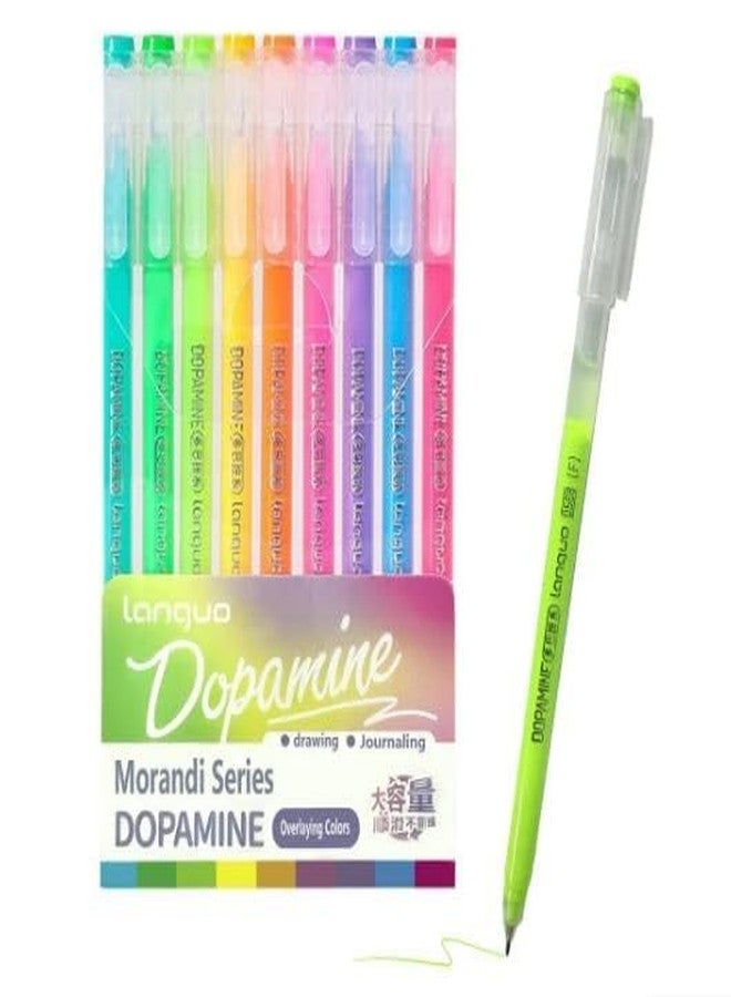 مجموعة أقلام جل ملونة من ARTISTERY Dopamine، أدوات مكتبية للطلاب، أقلام حبر جاف، أقلام تحديد ملونة، أقلام حبر جاف، أقلام حبر جاف، لوازم مكتبية ومدرسية، أدوات فنية، أقلام تدوين ملاحظات، أقلام رسم وتلوين، 9 قطع - Image 3