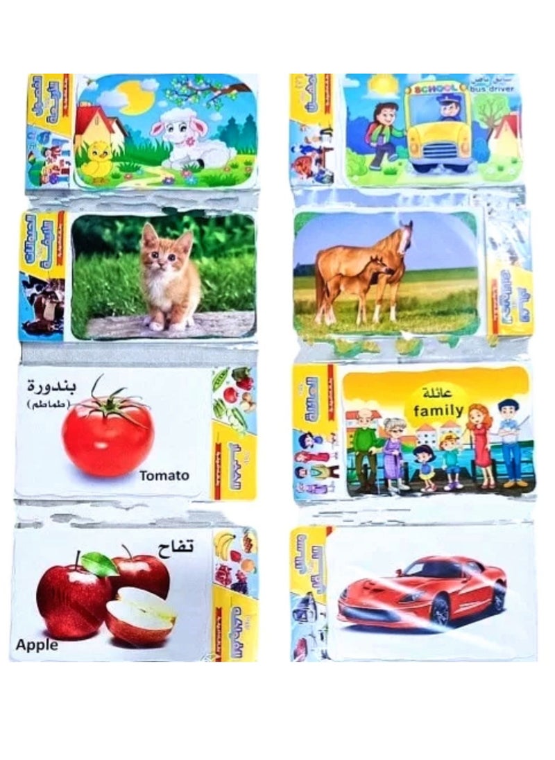 Flash cards (animals/insects/professions/geometric shapes/actions/colors/...)  - Image 1