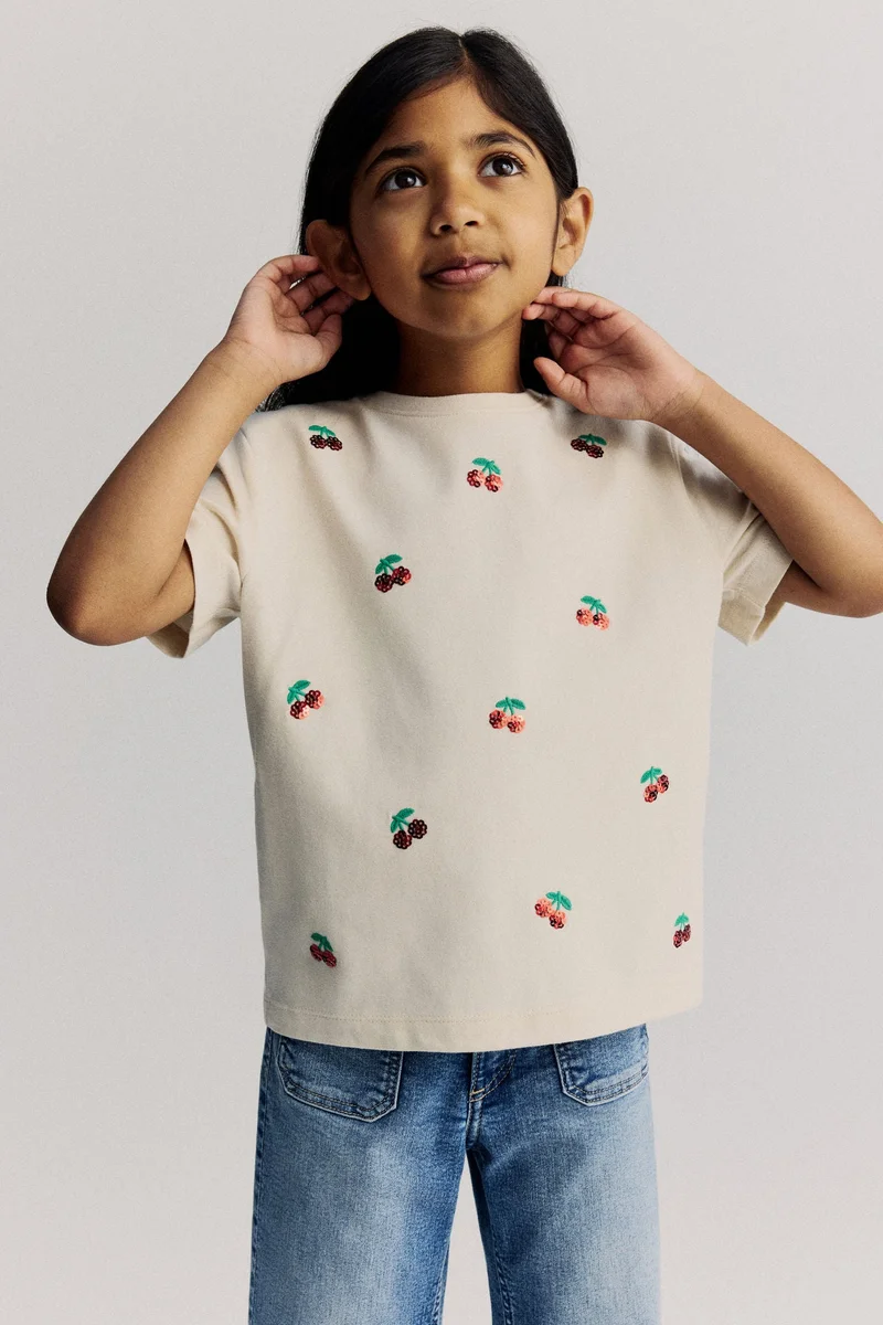 H&M Motif-detail t-shirt