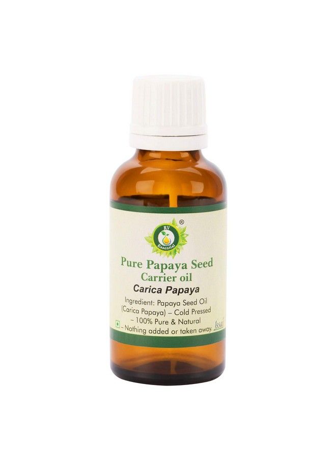 r v essential Carica Papaya Pure Papaya Seed Carrier Oil 10Ml  - Image 2