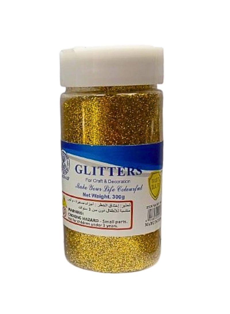 Sadaf Glitter Powder 300gm For Craft And Decoration - Image 1