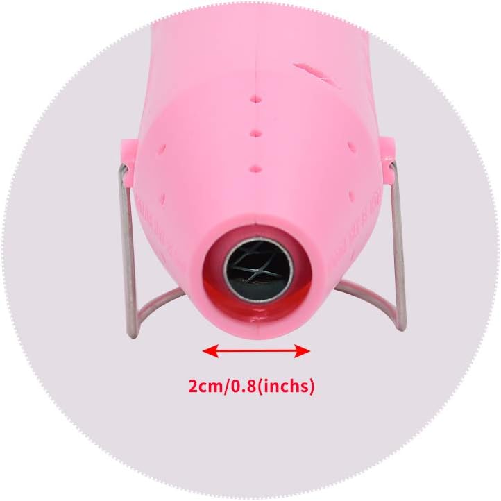 MOFA Resin Heat gun,6.6ft Cable 300W Hot Air Gun for Crafting,Acrylic Paint Dryer Multi-Purpose Electric Heating Nozzle (Pink) - Image 3