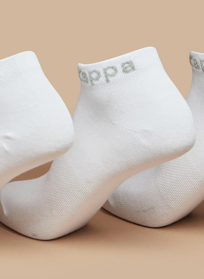 Kappa Solid Ankle Length Sports Socks - Set of 5