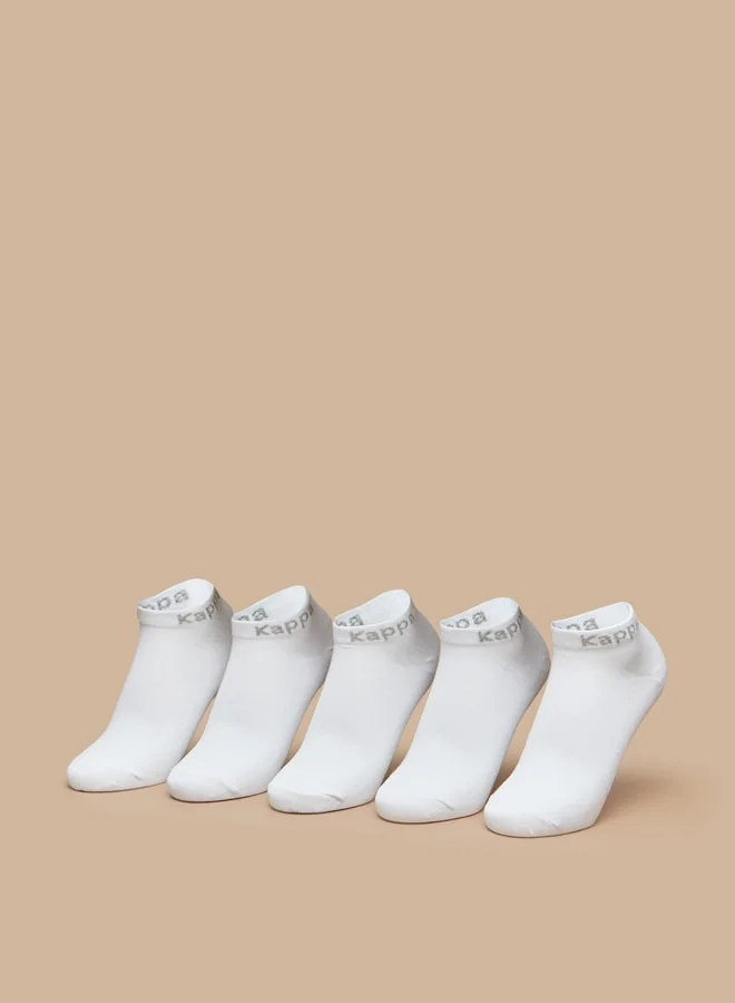 Kappa Solid Ankle Length Sports Socks - Set of 5