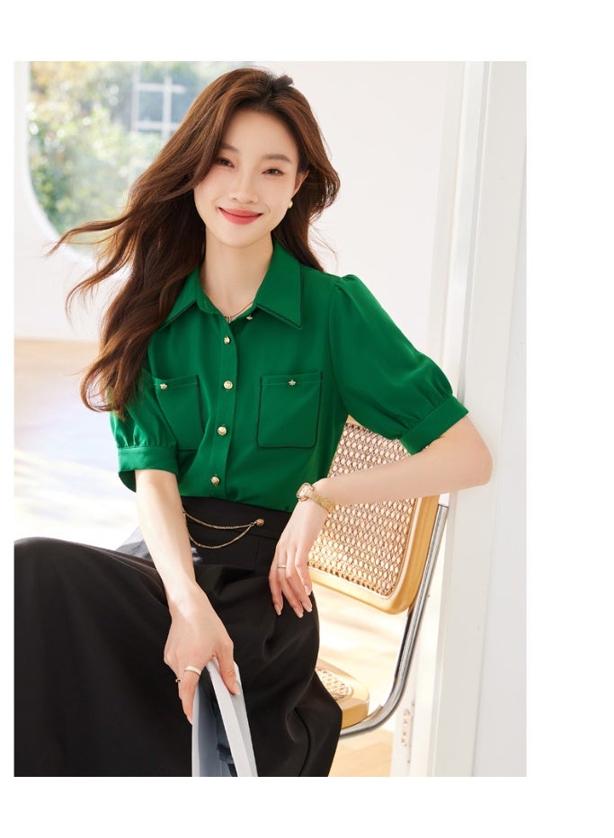 Shougu New Style Casual Women's Professional Commuting Shirt  - Image 1