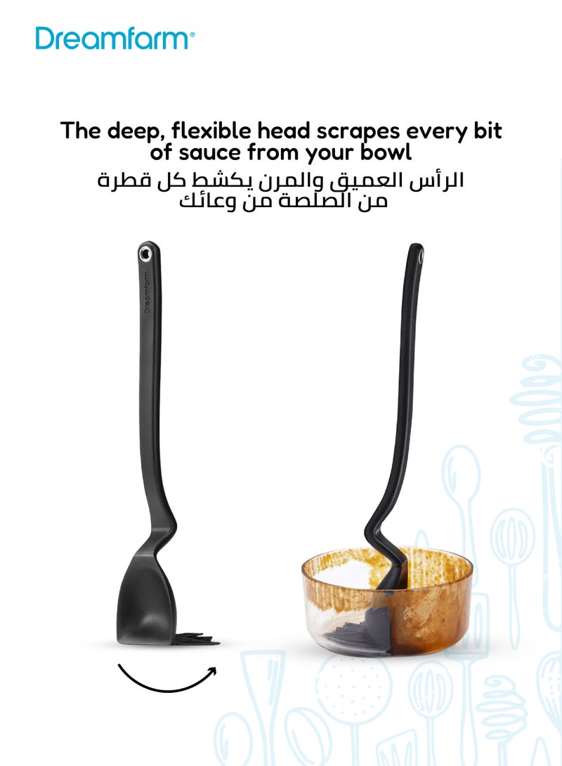 دريم فارم فرشاة شواء سيليكون مع خزان صلصة | مقاومة للحرارة حتى ٢٦٠ درجة مئوية | فرشاة صلصة للشواء بدون تقطير أو خدش | مقبض طويل للسلامة | ٤٢ × ٩ × ٤٫٢ سم - Image 5