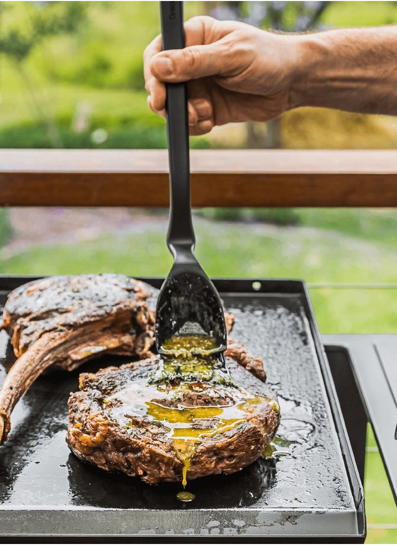 BBQ Brizzle - Scoop Baste Drizzle Brush, Black