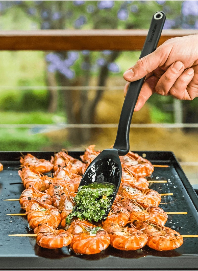 BBQ Brizzle - Scoop Baste Drizzle Brush, Black