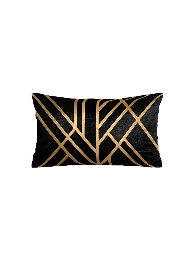 RIZARIES SuperSoft Black Art Deco Rectangle 