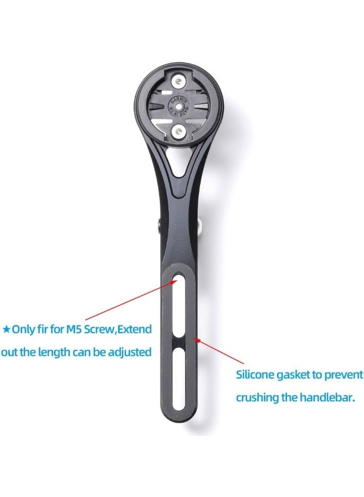 Compatible Bike Computer Mount – Out Front Aero Integrated Handlebar Mount with Headlight Holder, Durable Road Bike Accessories - Image 3