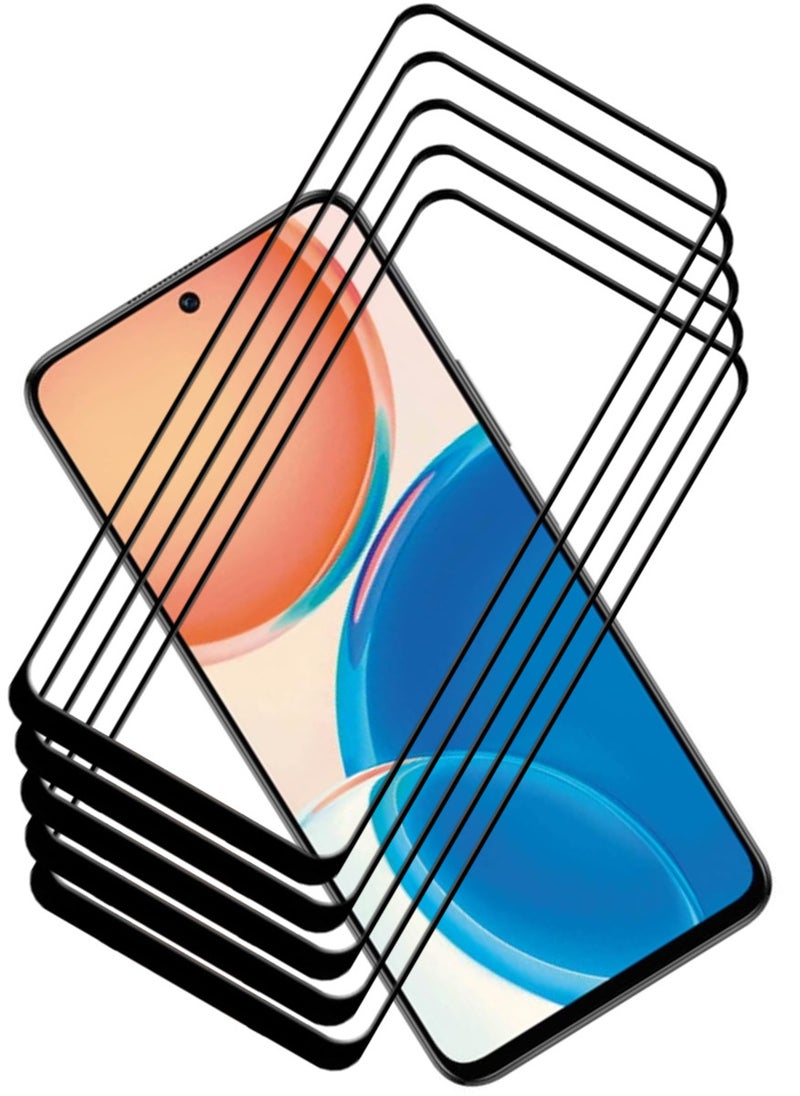 ACLIX 5 Pieces Antistatic ESD Dustproof Premium Quality High Definition Tempered Glass Screen Protector Designed For Honor X8 - Image 1