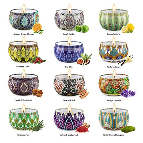 JXDLSQ Candles Gifts for Women, 12 Pack Soy Wax Candles for Home Scented, Birthdays Thank You Mothers Day Christmas Gifts for Women Mom Who Have Everything - Image 2