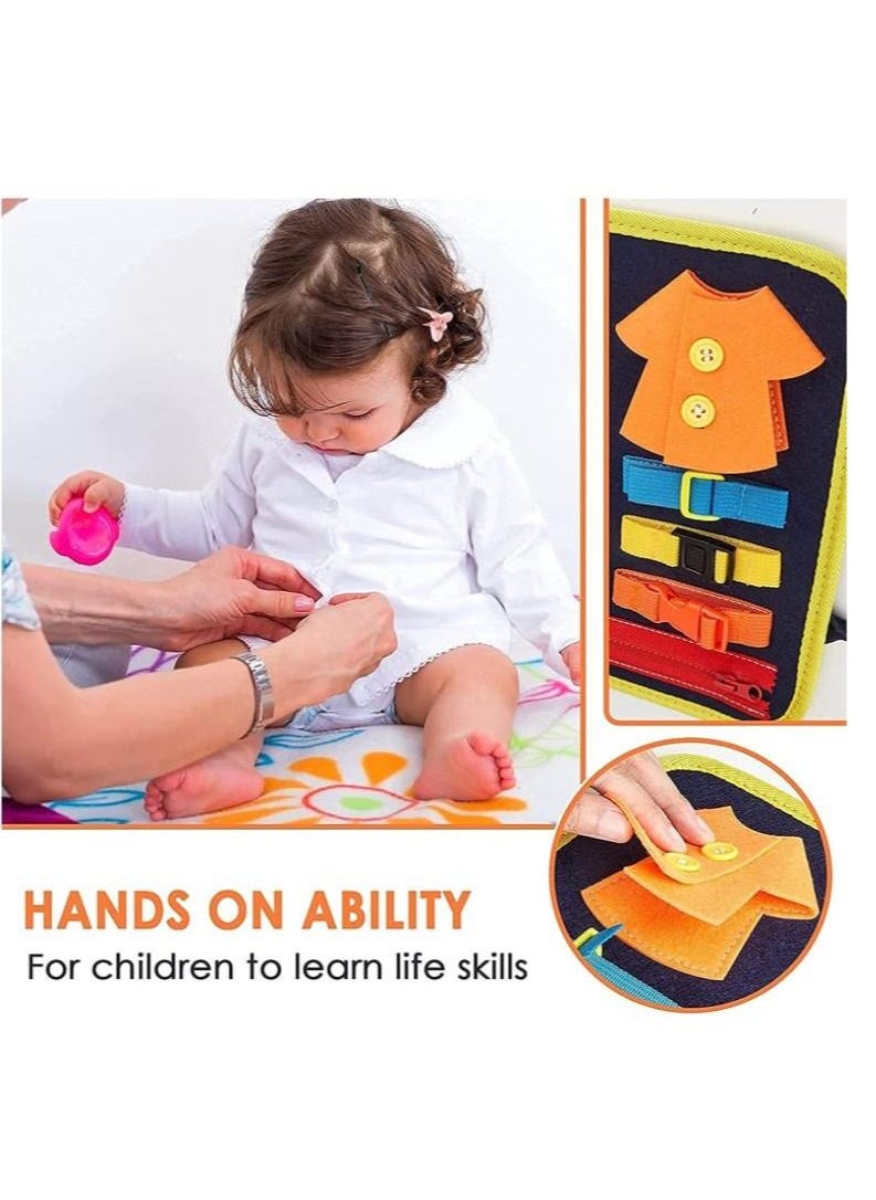 Soofam - Montesorri Toys Toddlers Sensory Board for Airplane Travel (Upgraded Model) - Image 1