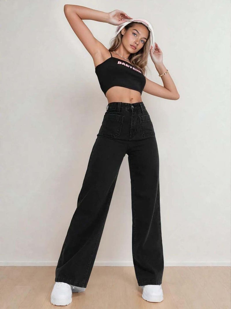 KOTTY Womens High Rise Cotton Lycra Solid Jeans - Image 5