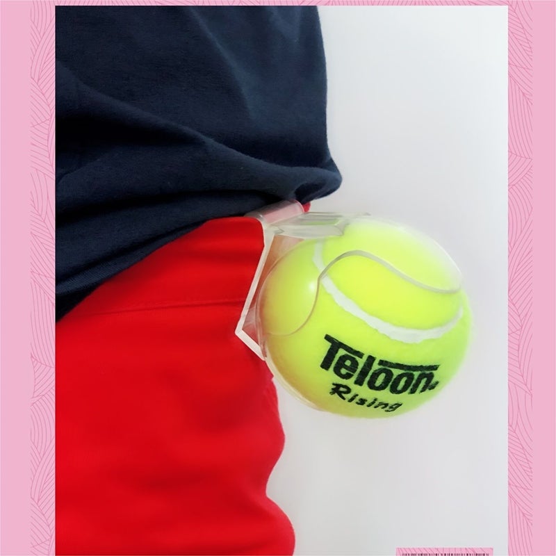 Yellow Competition Tennis Ball Clip Non Slip Grip Quick Release Durable Design - Image 3