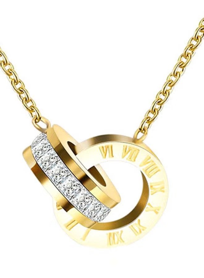 جلوسكي Chic Elegant Ring Design Stylish Necklace - Image 2