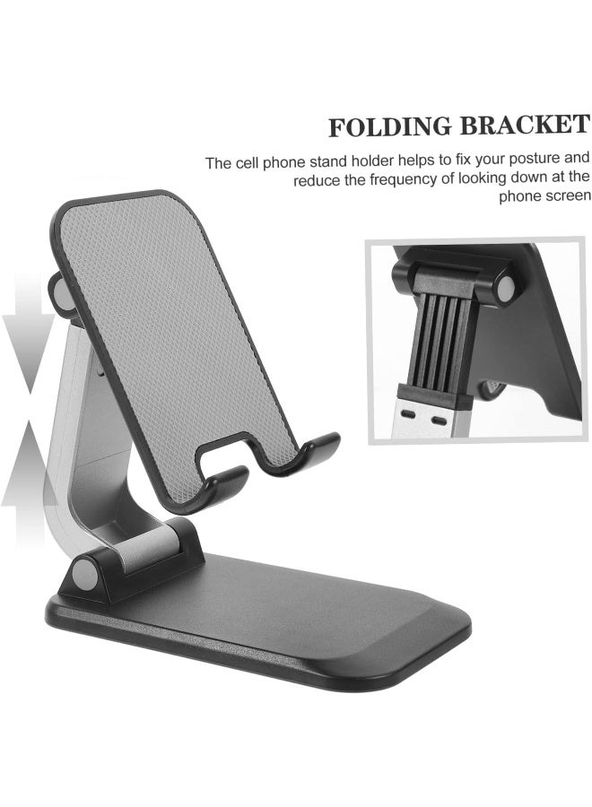 melfi Melfi Q7 Foldable Cell Phone Stand, Height Adjustable Cell Phone Holder With Silicon Pad For Desk. Fully Foldable Mobile Phone Holder, Compatible With All Mobile Phones - Image 4