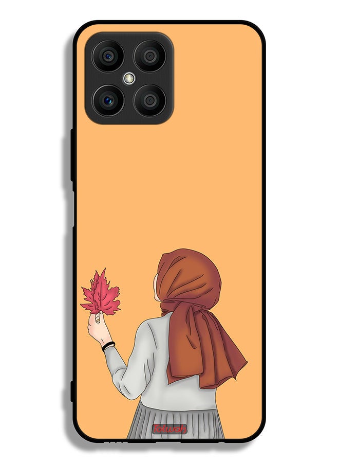 Tolwak Honor X8 4G Protective Case Cover Holding Leaf - Image 2