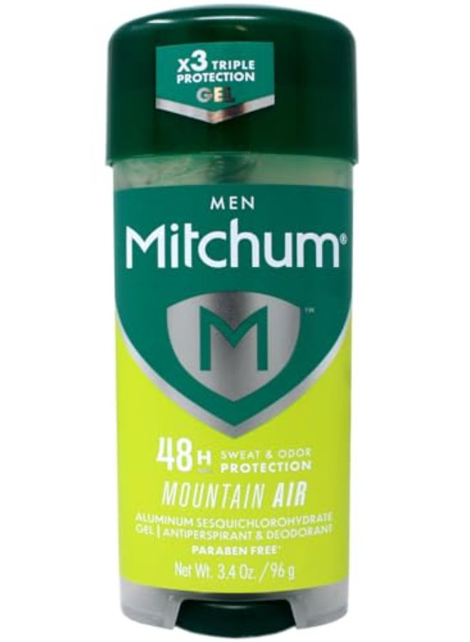 Mitchum Advanced Gel AntiPerspirant Deodorant Mountain Air 34 oz Pack of 12 - Image 1