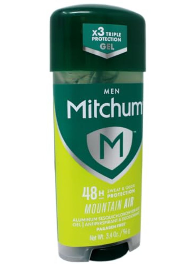 Mitchum Advanced Gel AntiPerspirant Deodorant Mountain Air 34 oz Pack of 12 - Image 4