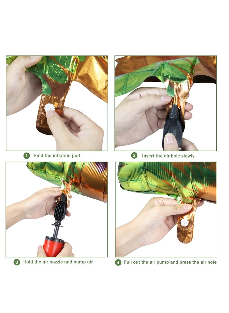 Excefore Dinosaur Party Decorations, 113 Pcs Dinosaur Birthday Party Supplies with Dinosaurs Balloons, Happy Birthday Balloons, Curtains, Dinosaur Theme Party for Kids Girls Boys Baby Shower Celebration - Image 4