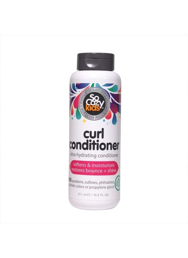 SO COZY SoCozy Curl Conditioner | For Kids Hair | Softens, Restores Bounce and Shine | No Parabens, Sulfates, Synthetic Colors or Dyes, Sweet-Crème, 10.5 Fl Oz  - Image 1