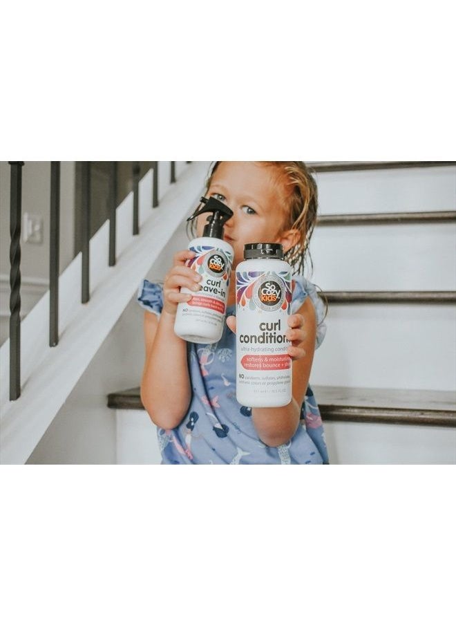 SO COZY SoCozy Curl Conditioner | For Kids Hair | Softens, Restores Bounce and Shine | No Parabens, Sulfates, Synthetic Colors or Dyes, Sweet-Crème, 10.5 Fl Oz  - Image 2