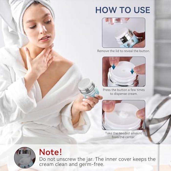 DMYGO Instant Face Lift Cream with Retinol, Collagen & Hyaluronic Acid, Neck Cream for Tightening and Firming - Anti Aging Face Moisturizer for Women & Men Reduce Wrinkle, Retinol Cream for Face, 1.7 FL OZ - Image 5