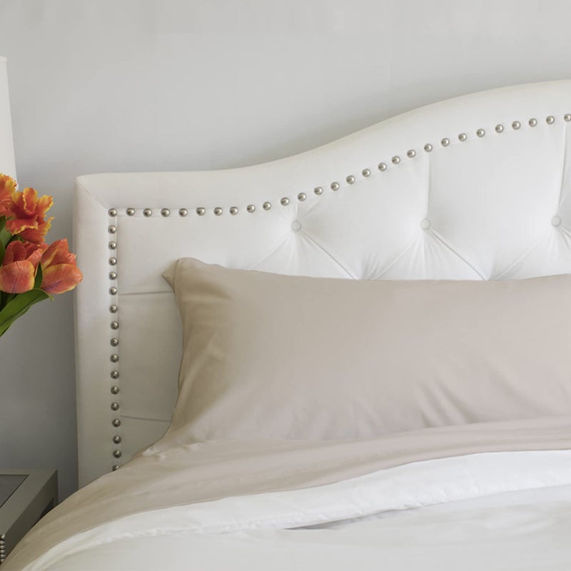 PeachSkinSheets مجموعة ورقة الخمول المحمصة المحمص - مستوى 1500TC من النعومة - أوراق تبريد ناعمة إضافية للنوم الساخن والتعرق الليلي - XL بالحجم الكامل  - Image 1