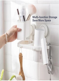 E COMMERCE  BAG Hair Dryer Holder Suction Brush Hair Dryer Holder, Shower Caddy ,Toilet Organizer, Hair Brush Holder Toilet Accessory Rack Bathroom Storage Organizer  - Image 1