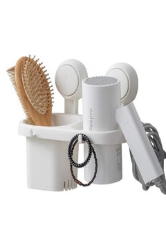 E COMMERCE  BAG Hair Dryer Holder Suction Brush Hair Dryer Holder, Shower Caddy ,Toilet Organizer, Hair Brush Holder Toilet Accessory Rack Bathroom Storage Organizer  - Image 2