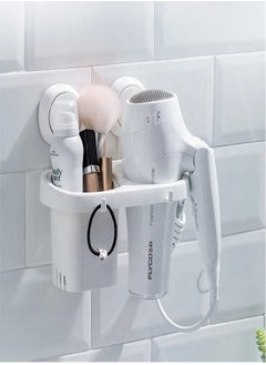 E COMMERCE  BAG Hair Dryer Holder Suction Brush Hair Dryer Holder, Shower Caddy ,Toilet Organizer, Hair Brush Holder Toilet Accessory Rack Bathroom Storage Organizer  - Image 3