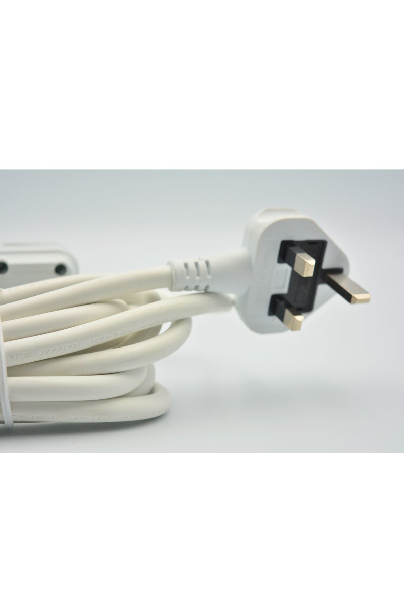 Levin Germany 4-Way Universal Extension Socket | 4M Cable | Fireproof Material | 3250W High Load | Multi Plug Support | 2-Year Warranty - Image 5