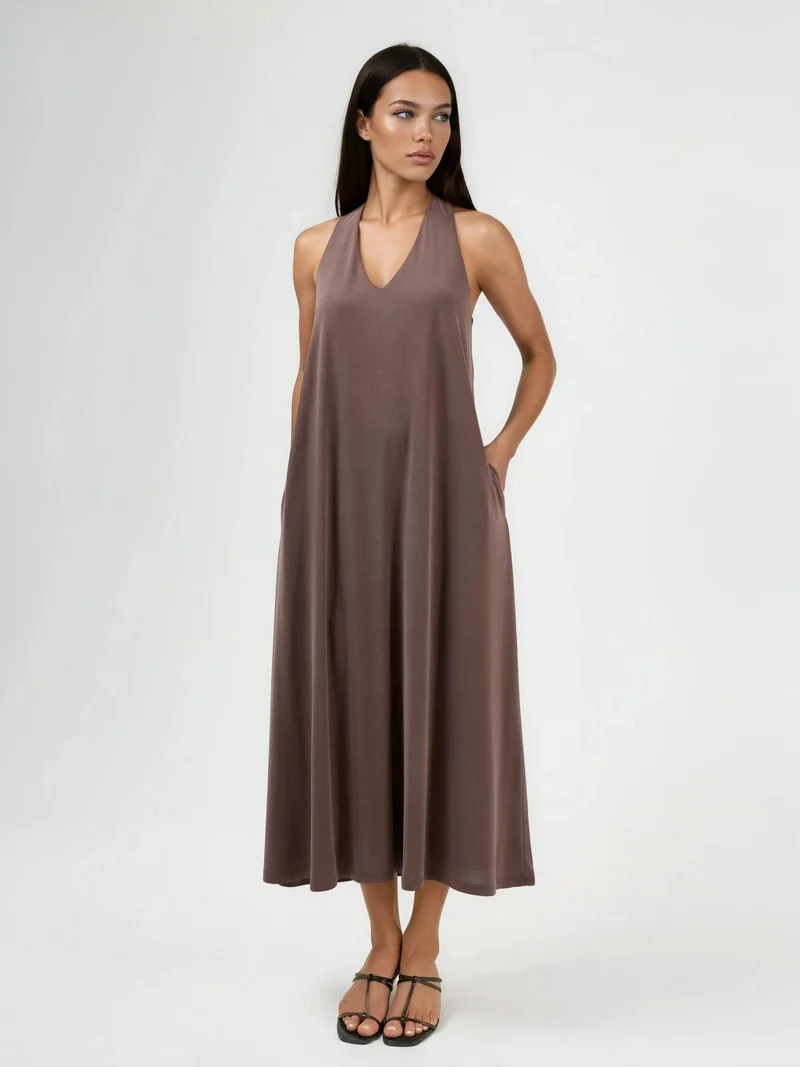 بوسيم BUSEM Halter Neck Modal Dress