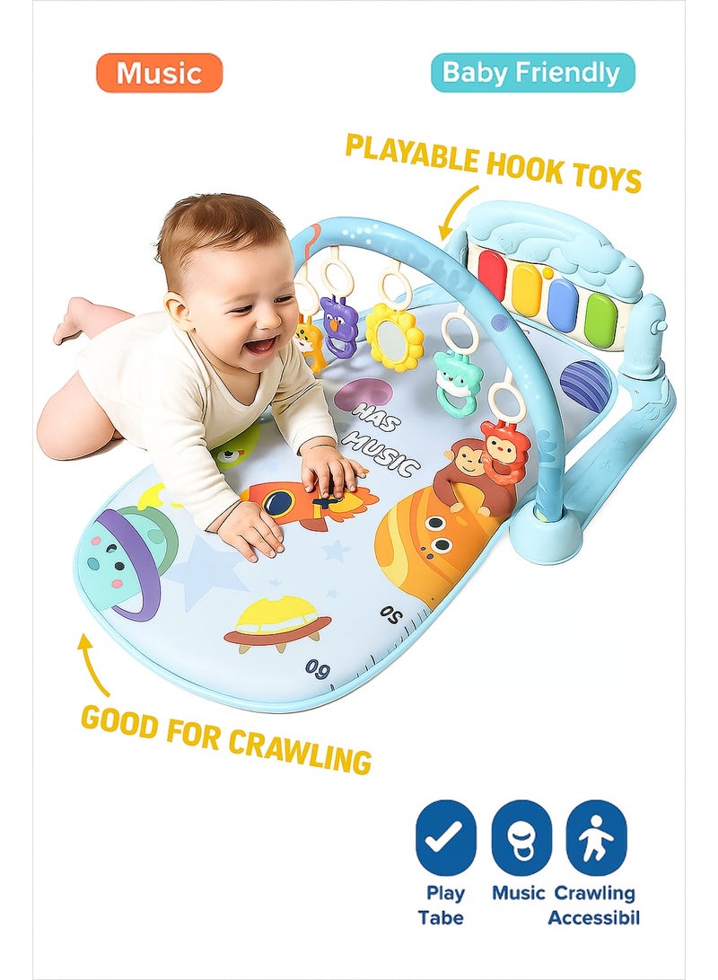 Baby Pedal Piano Toy Multi Functional Pedal Music Early Education Baby Crawling Mat  - Image 1